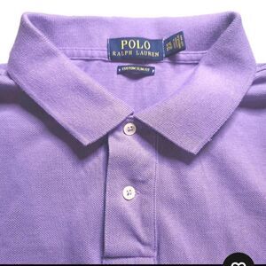 Polo Ralph-lauren Men's Classic Mesh Polo Hampton Purple Preppy XXL